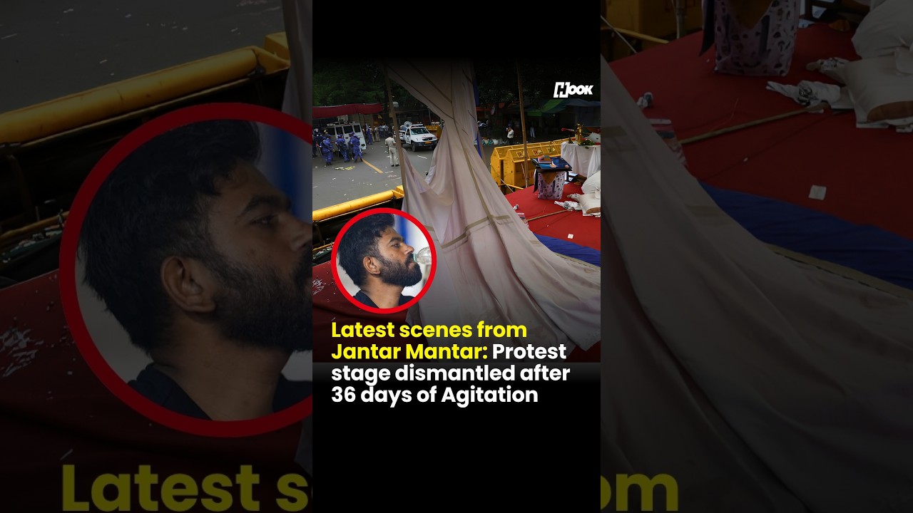 After 36 Days, CJP Protest Ends | Jantar Mantar Stage Finally Removed | Dharmendra Pradhan Resigns