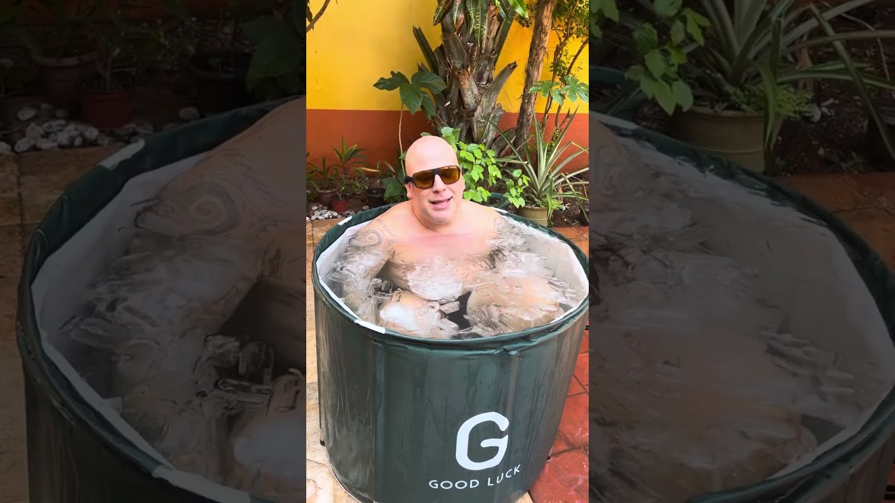 Aprende la técnica para sumergirte en una tina con hielos.  Icebath