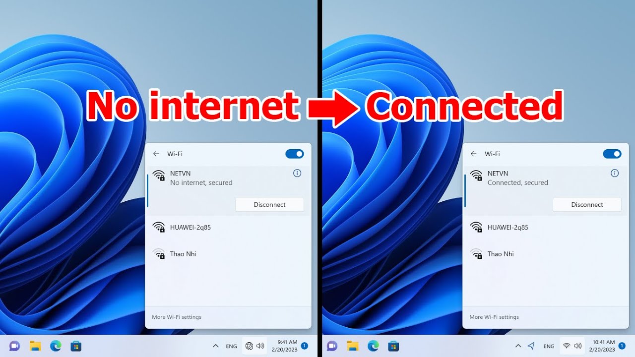 Как исправить «No internet, secured» в Windows 11