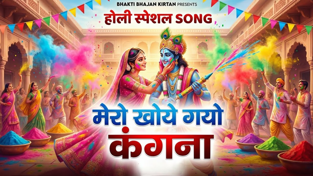 होली स्पेशल Song  - मेरो खोय गयो कंगना - Mero Kho Gayo kangana - Radha Krishna Holi Song 2026 #holi 