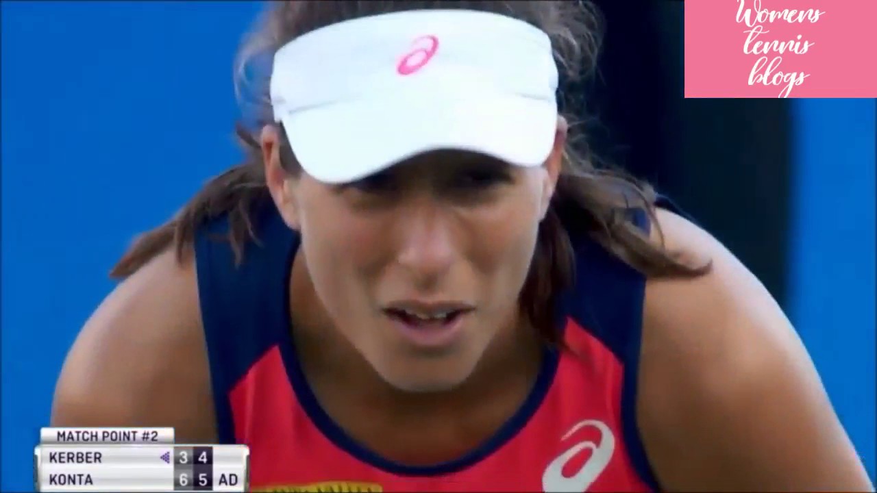 Johanna Konta vs Angelique Kerber Aegon International at Eastbourne
