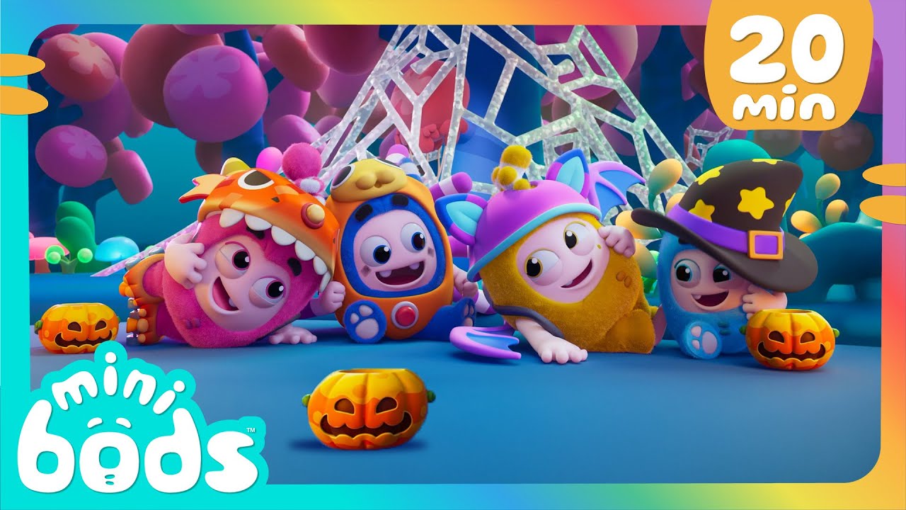 Tricky Treats and Tangled Feet! 🎃🦇 #minibods