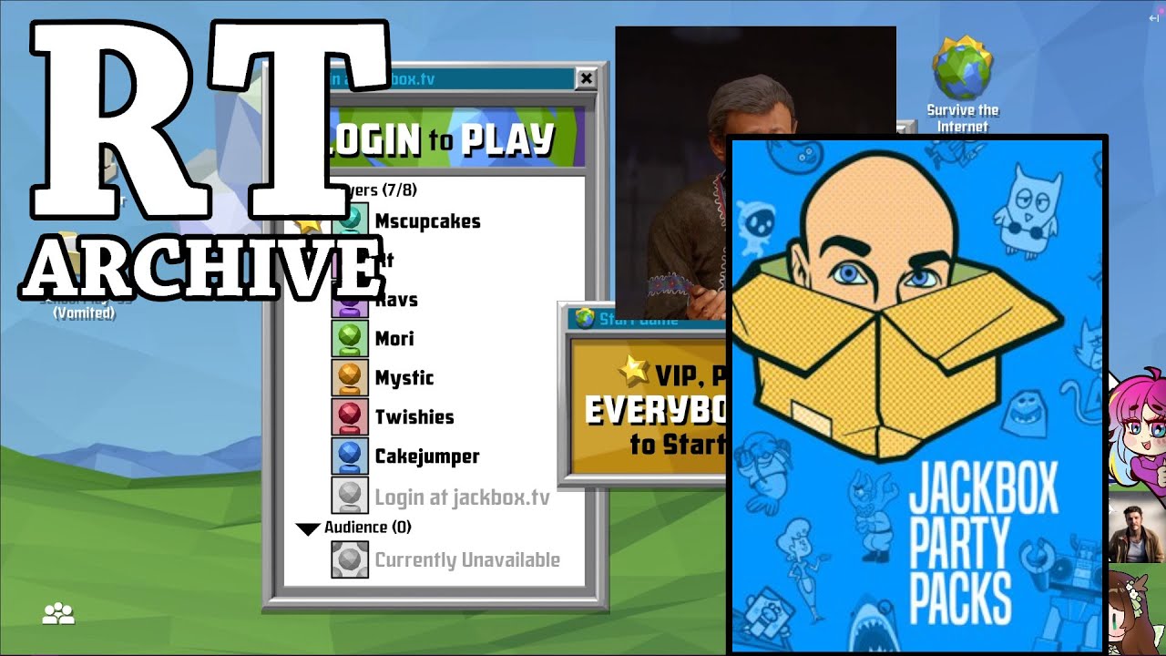 RTGame Streams: Jackbox Games ft. mscupcakes, MysticLight, morifae, cakejumper, xTwoShoes & Ravs