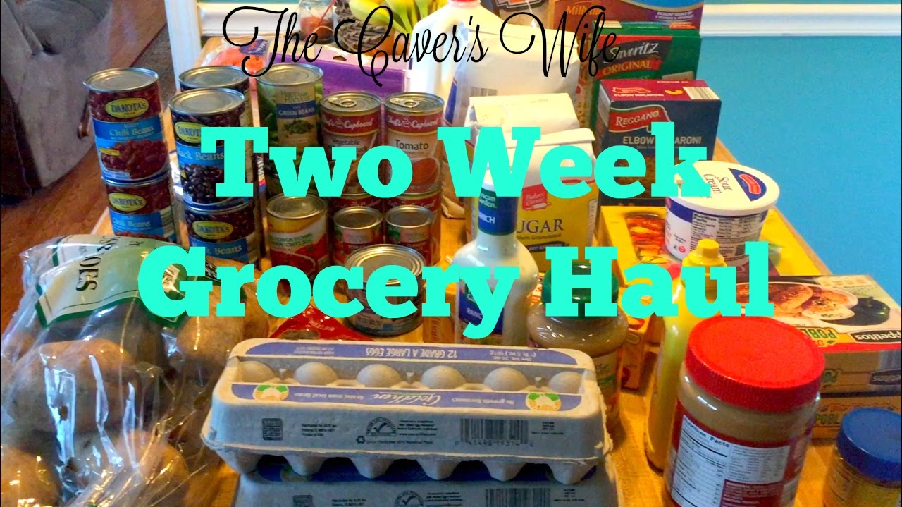Two Week Aldi Grocery Haul