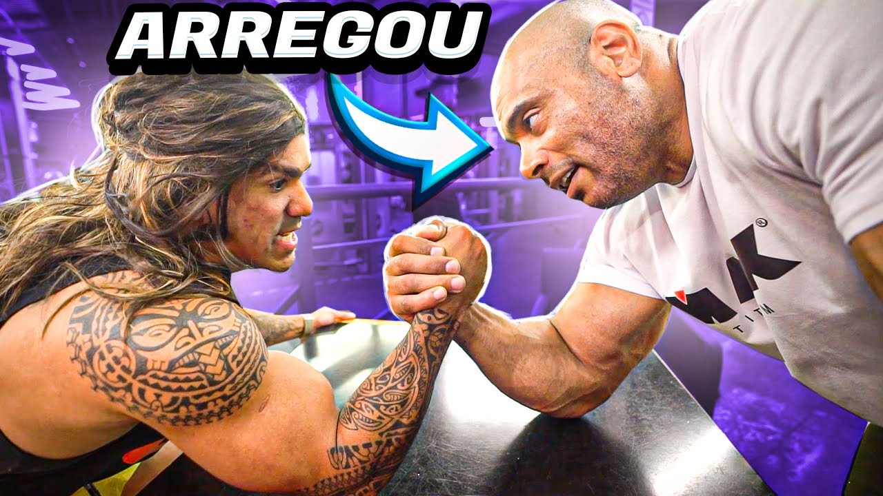 NUNCA PERDI UM BRAÇO DE FERRO - QUEDA DE BRAÇO