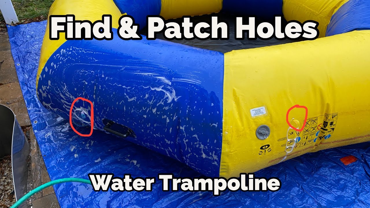 How to Find and Patch Leaks in an Inflatable Trampoline