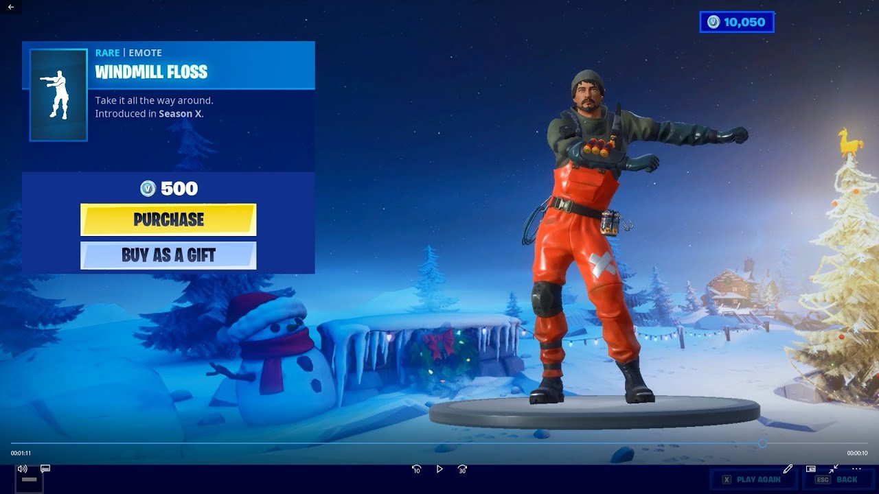 Windmill Floss dance is back - Fortnite Item Shop (2020-01-15)