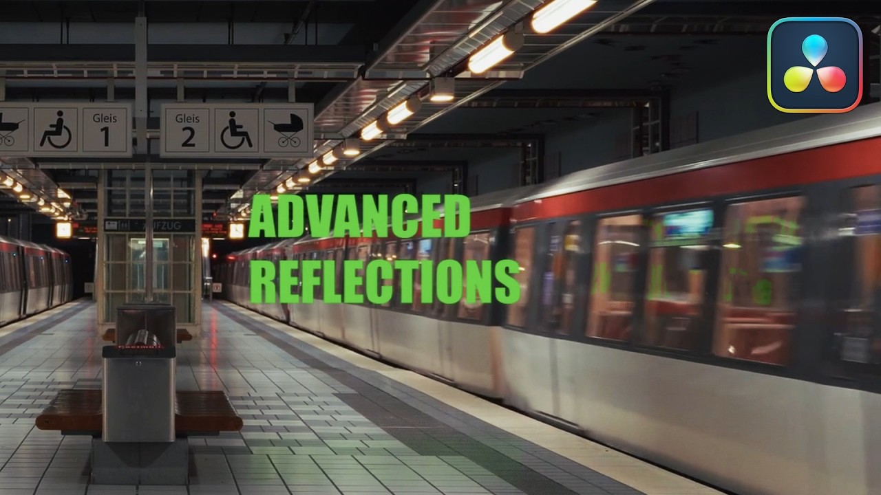 How to fake better reflections / DaVinci Resolve Tutorial