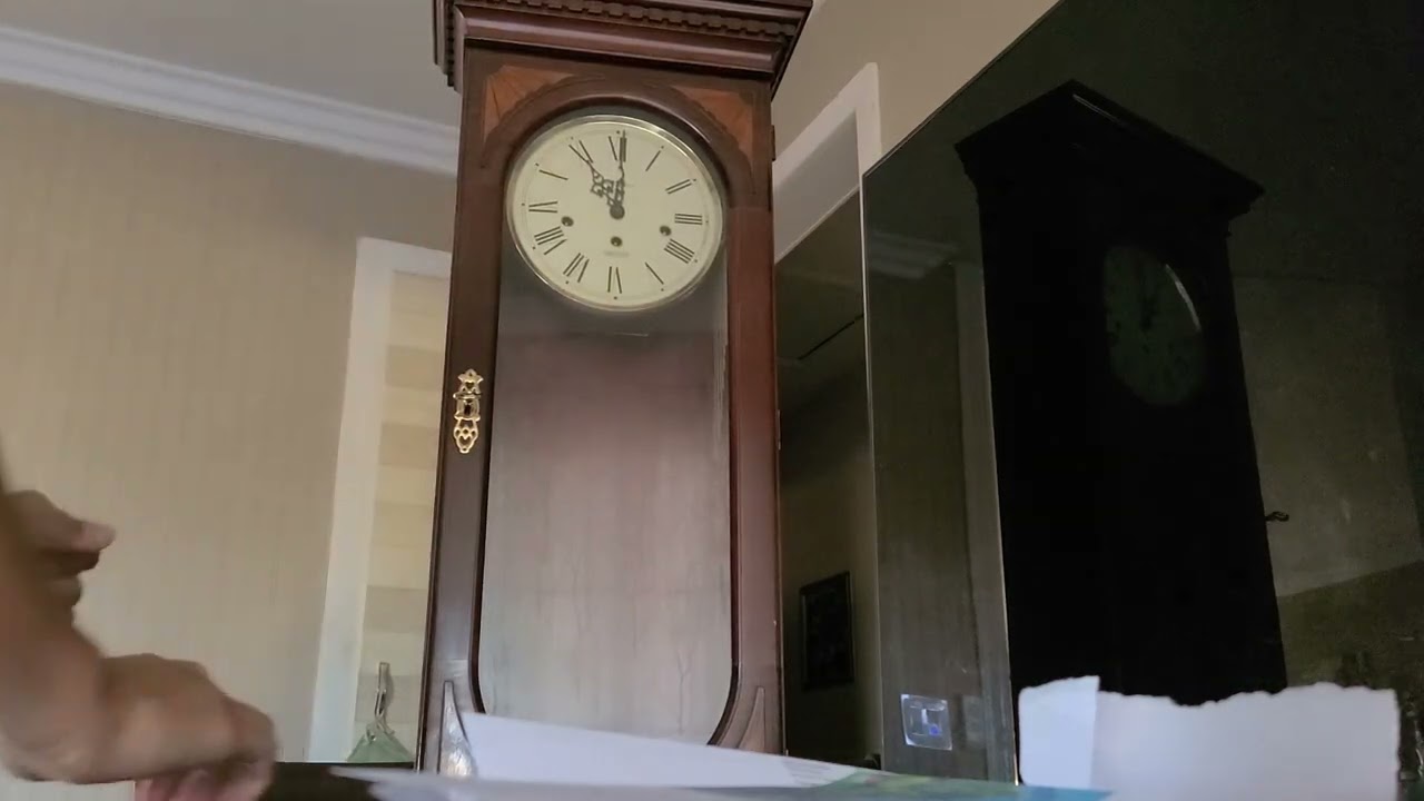 In Depth look a Brand new and beautiful howard miller lewis wall clock model 613-637