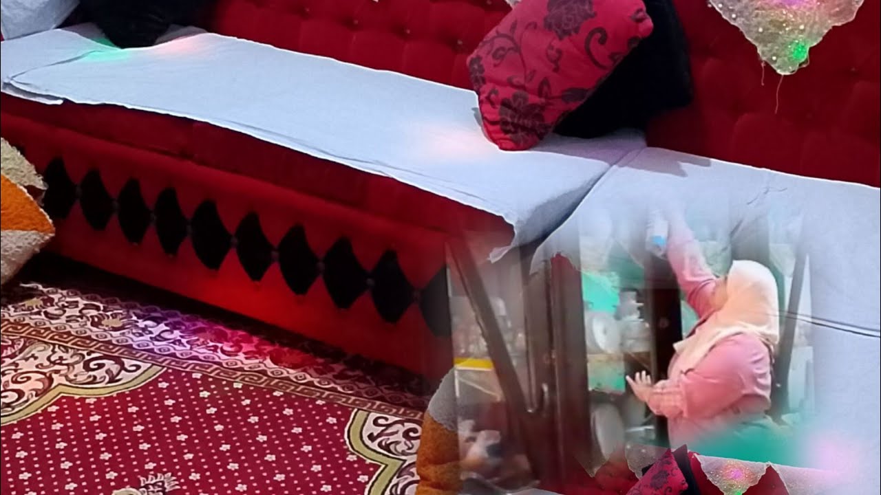 فرش زينة رمضان 2026 ديكور غرفة استقبال 🌙⭐أجواء رمضان في بيتي 🌙⭐