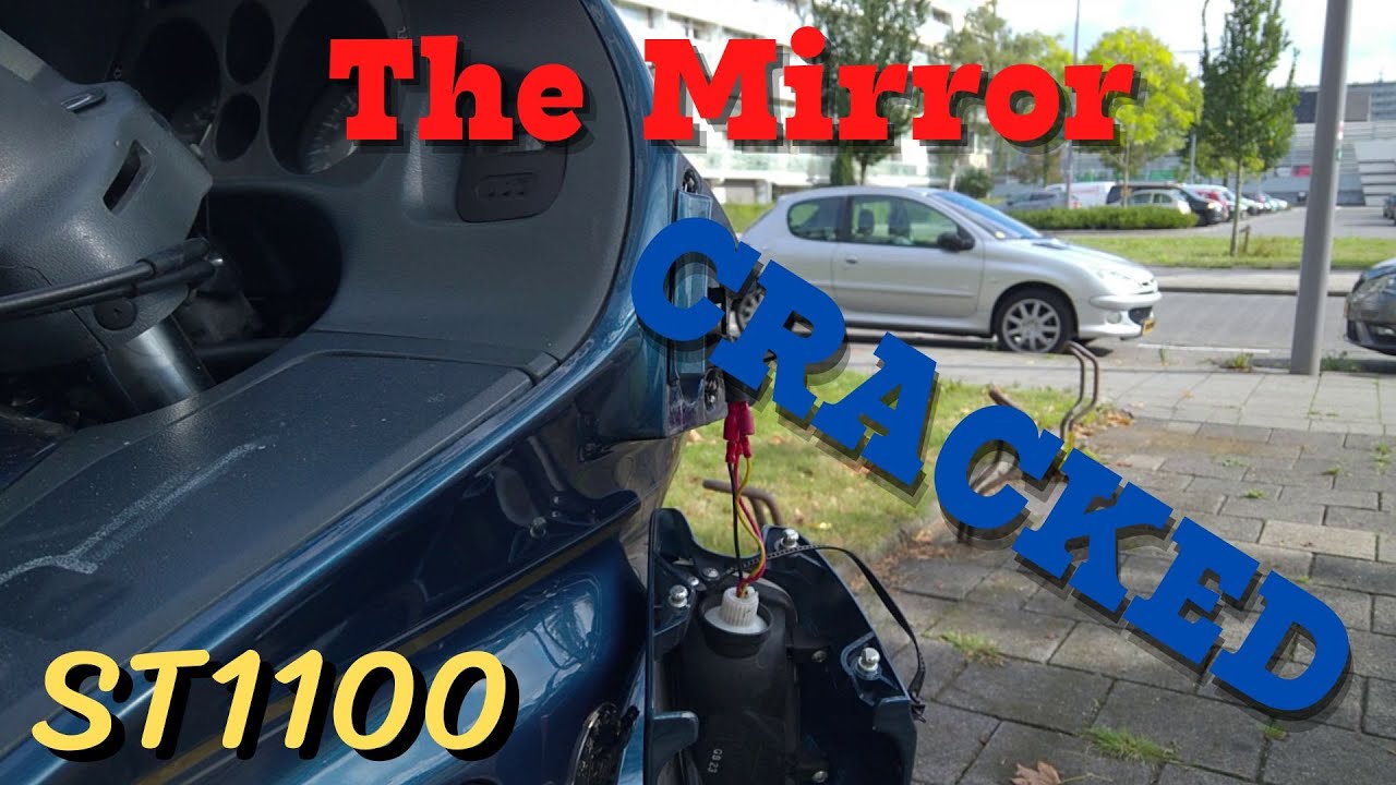 Honda ST1100 Pan-European VLOG| Mirror glass replacement.