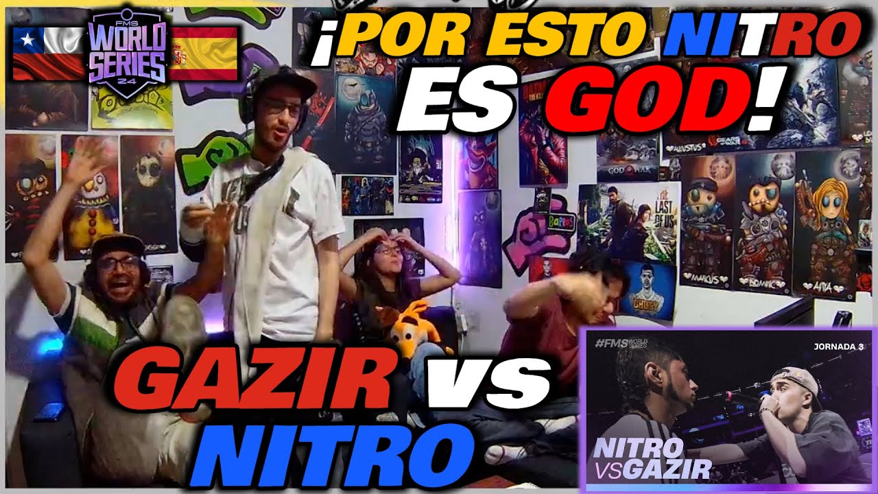 🔴COLOMBIANOS REACCIONAN a GAZIR vs NITRO - ¡POR ESTO NITRO ES GOD! [FMS WORLD SERIES SUPERLIGA]