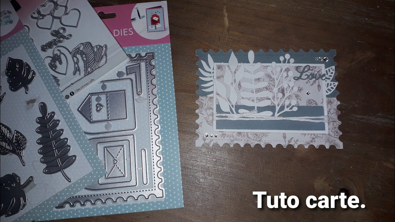 Tuto carte/ dies action.