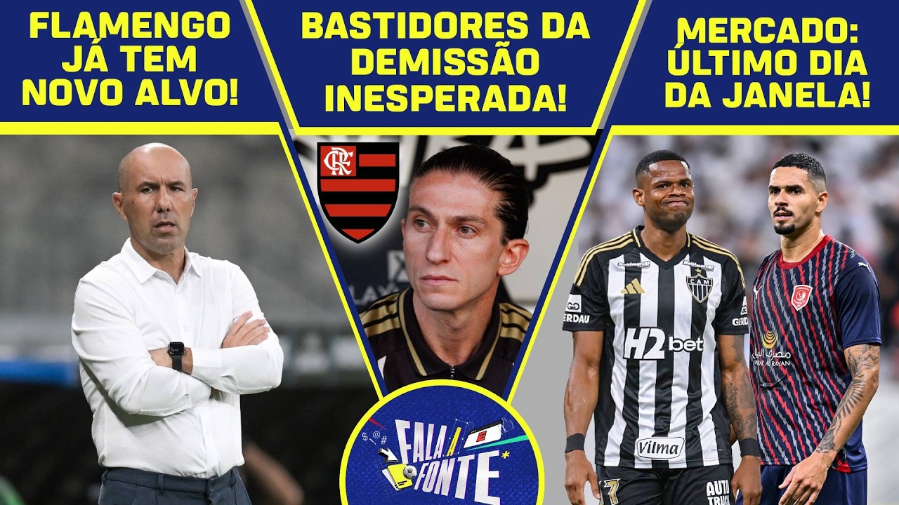 FLAMENGO SEM FILIPE LUÍS: BASTIDORES DA QUEDA E LEONARDO JARDIM JÁ ENCAMINHADO | FALA A FONTE