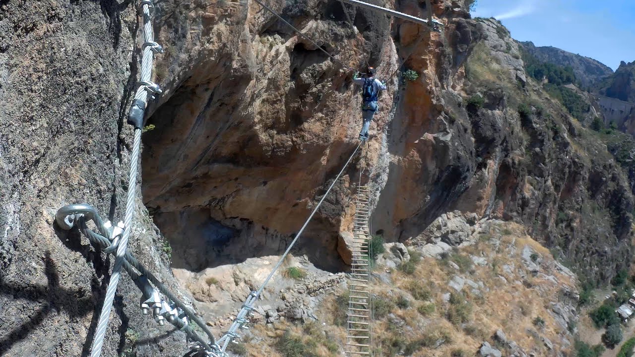 Vía ferrata La Colmena. Quéntar. Completa