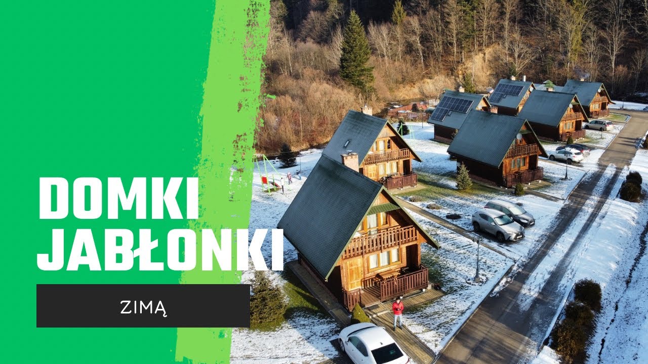 Domki Jabłonki zimą