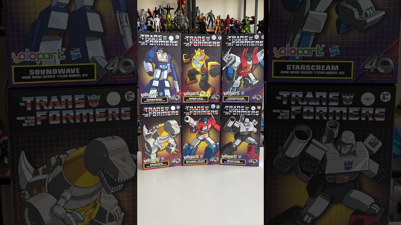 Трансформеры серии Yolopark AMK Mini! #фигурки #трансформеры #g1transformers #yolopark