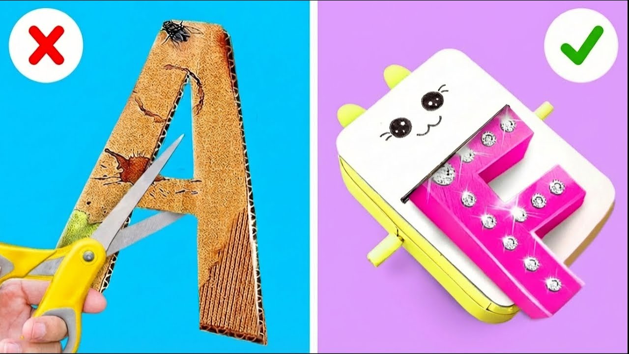 RZEMIOSŁO Z TEKTURY, KTÓRE MOŻESZ WYKONAĆ W DOMU || Łatwe projekty DIY do domu od 123 GO Like!