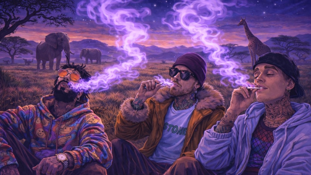 No Lights, Just Sound Playlist — Afro Jazz | Chill Rap • 240 Mood