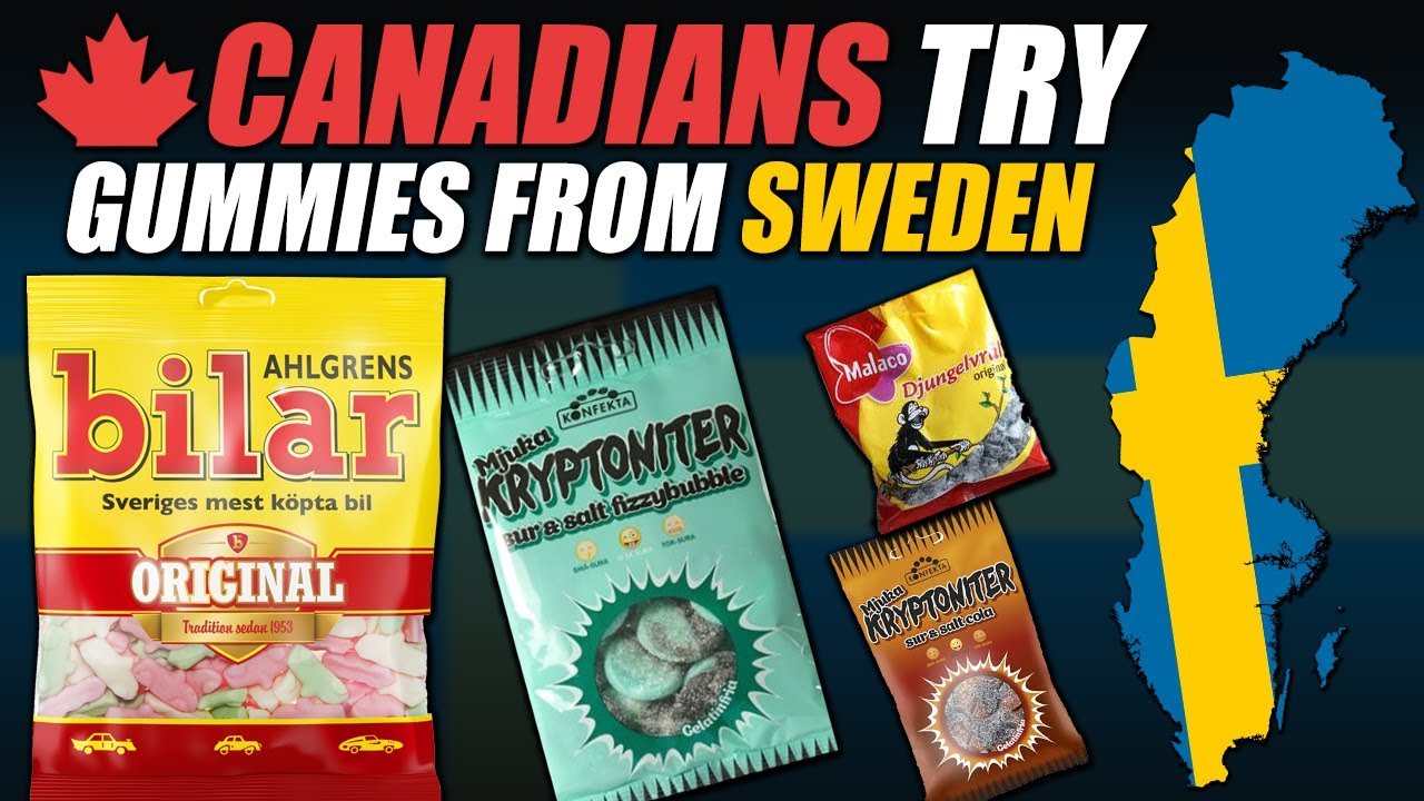 Canadians Try Gummies From Sweden