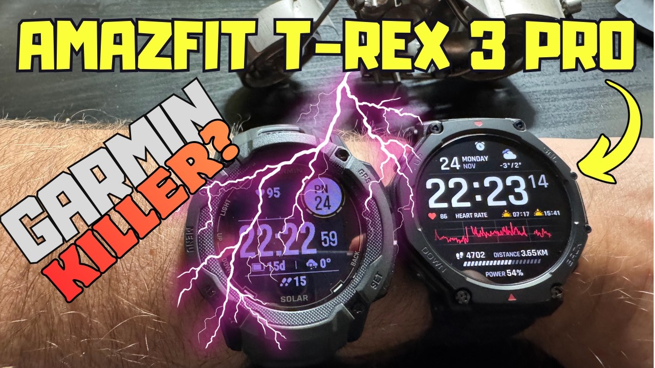 Kupiłem Amazfit T-Rex 3 Pro zamiast Garmina! Unboxing, test i opinia użytkownika #test #amazfit