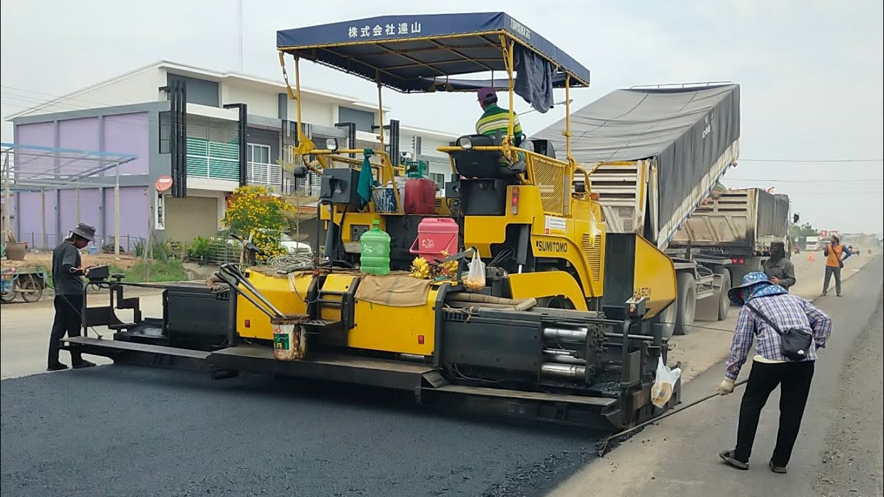 ขับรถปูยางเดือนละแสน!! โอ๋!!ชุดปูยางศราวุธการโยธา