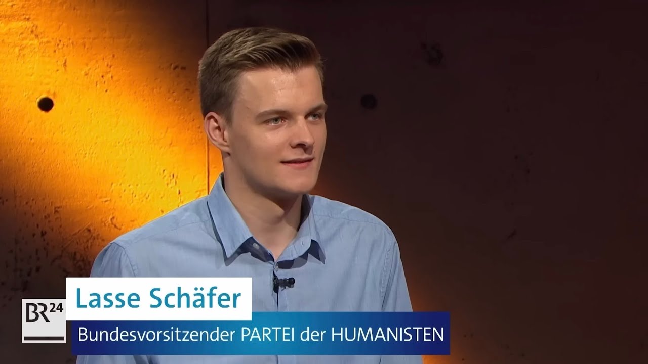 PdH in der BR-Wahlarena | Lasse Schäfer stellt die Humanisten vor