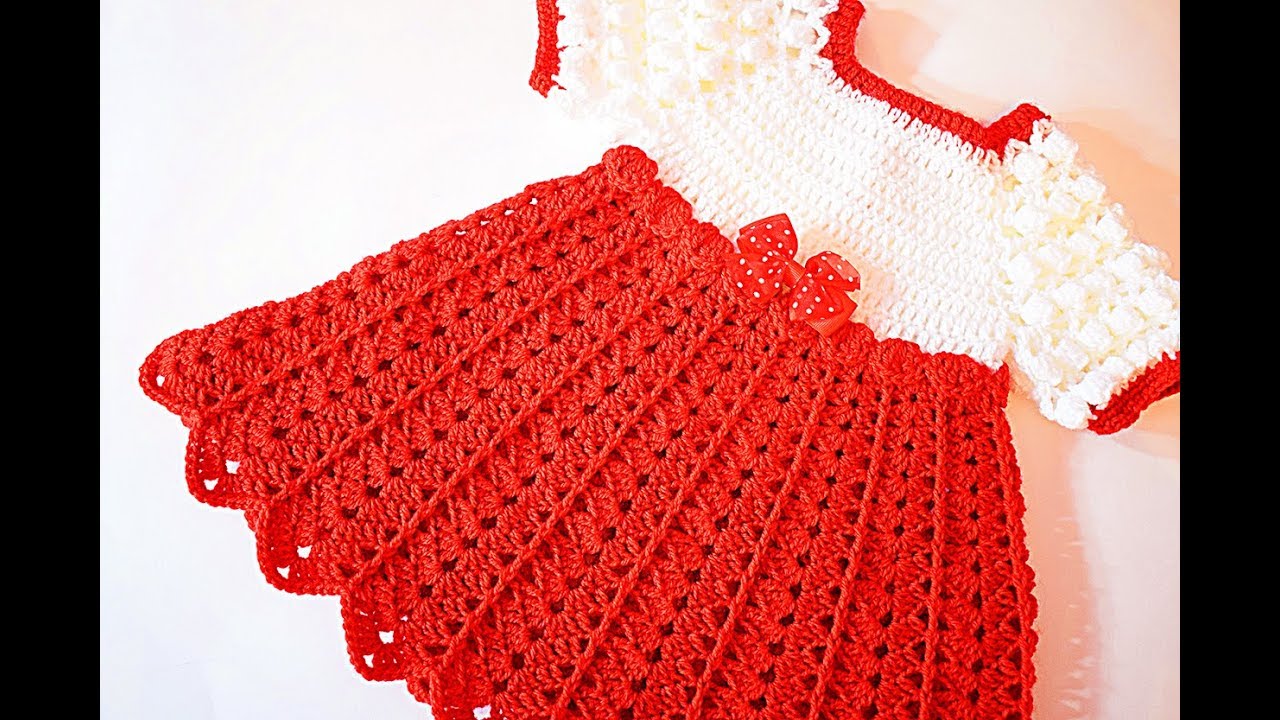 Платье для рождественской вечеринки крючком Majovelcrochet 