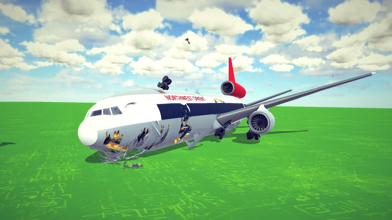 Real Fictional Airplane Crashes|Besiege PT3