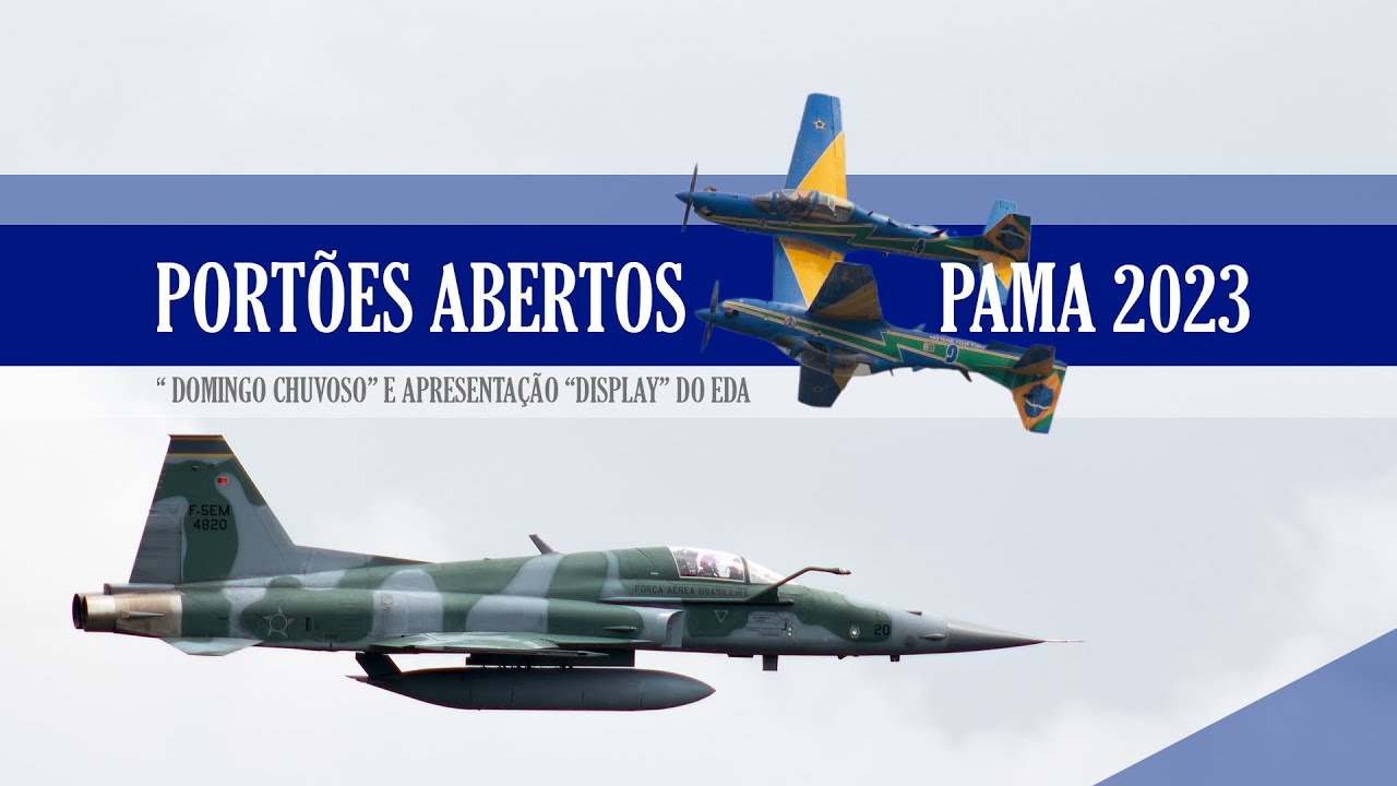 Demonstrações aéreas Portões Abertos PAMA SP 2023