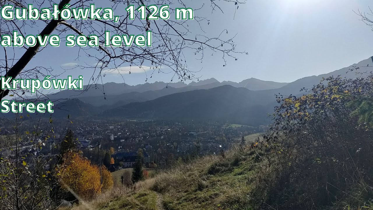 Gubałówka 1126 m above sea level + tiny bit of Krupówki Street, Poland 2022