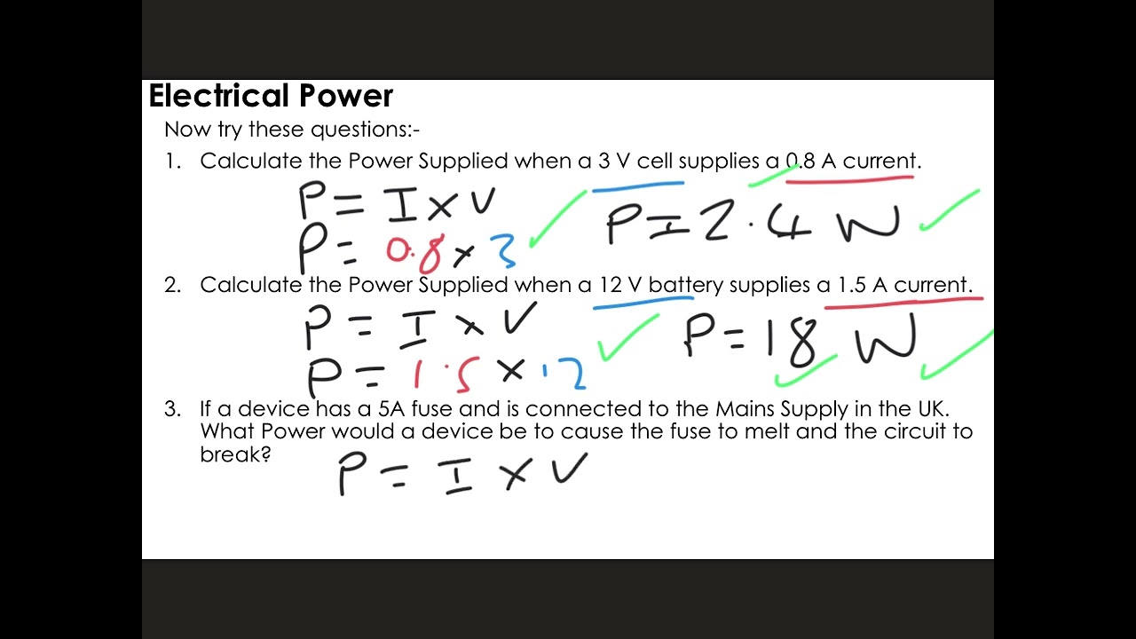 P = IV