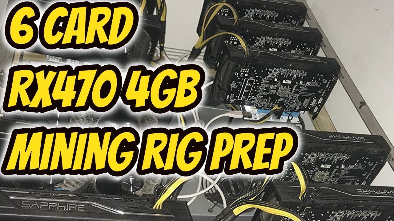 RX470 4gb mining rig in 2021