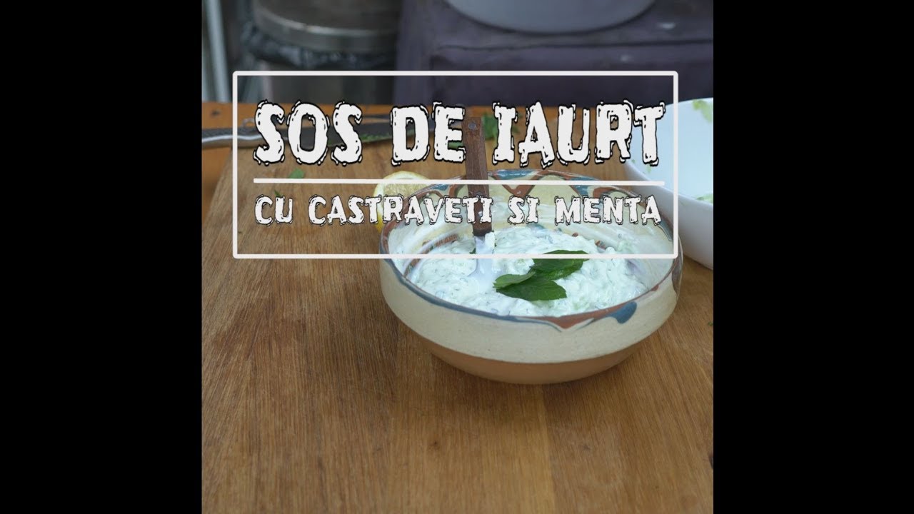 Reteta sos de iaurt cu castravete si menta | Bucataria lui Radu
