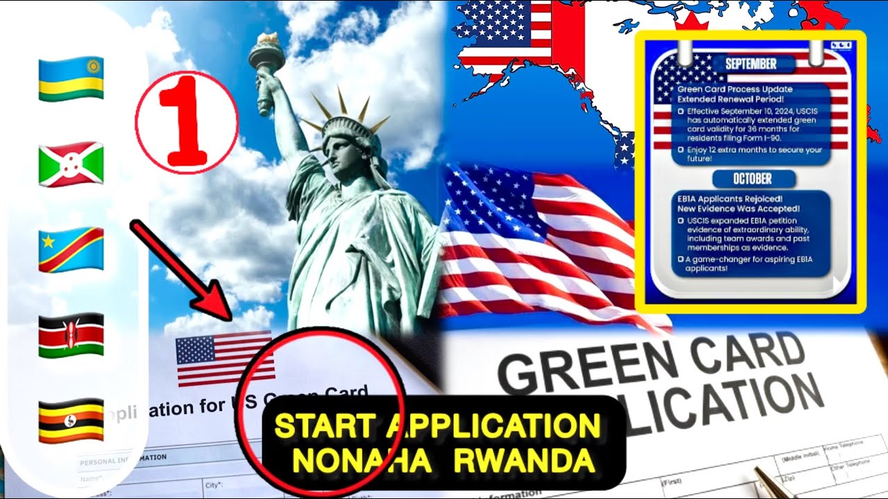 GREEN CARD ayamahirwe Rwanda , Burundi niho hazafatwa abantu beshicyane 2025 ibanga kina kabiri 2