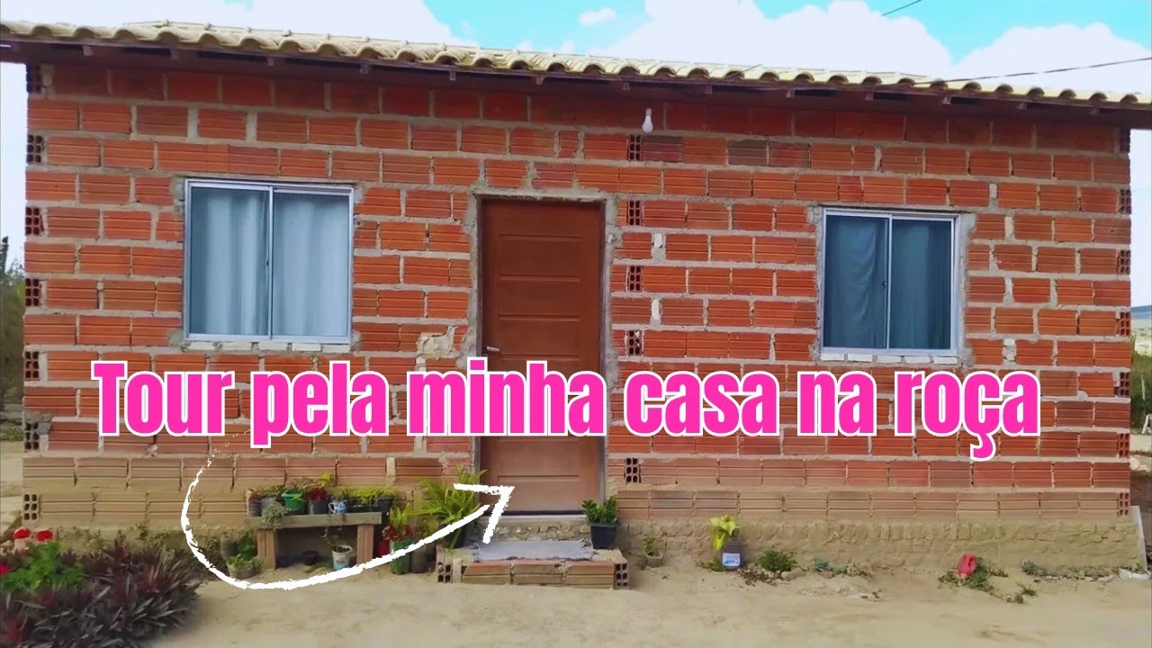 VEJA COMO É POR DENTRO/ TOUR COMPLETO PELA MINHA CASA PRÓPRIA Na ROÇA 🏡🌱 my home tour vlog