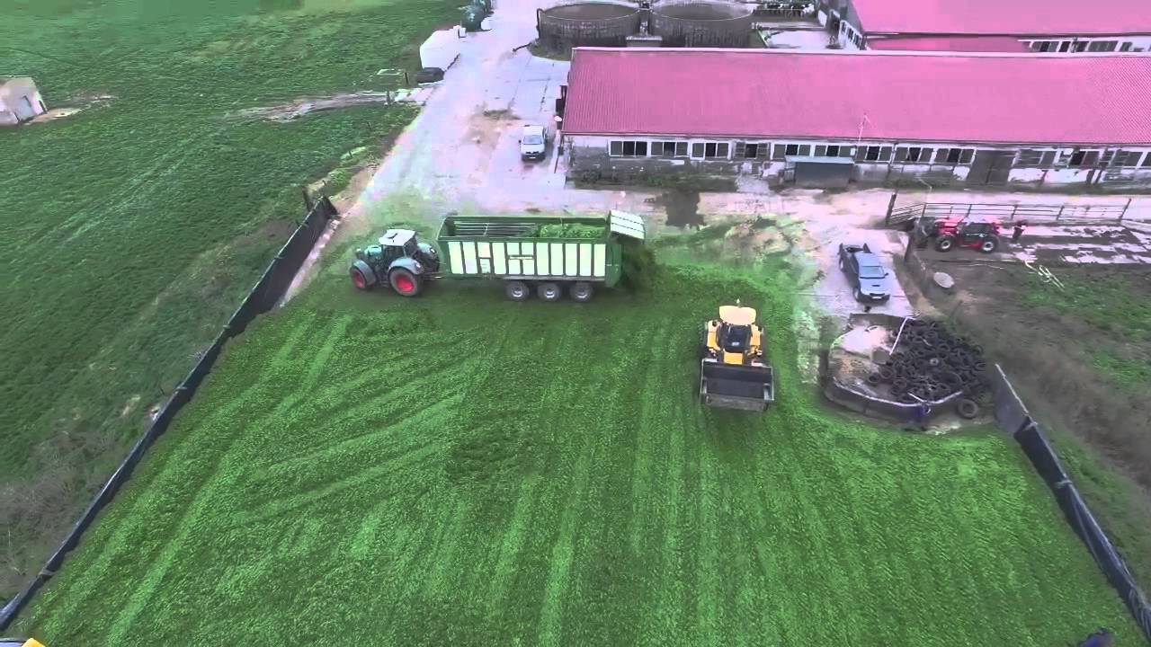 Silo Bauen Futter Roggen