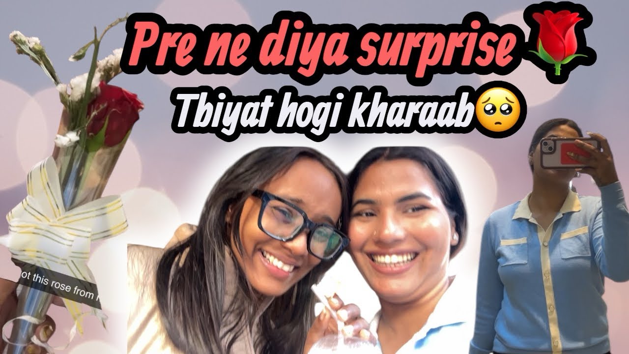 Pre ne diya surprise🙈|| tbiyat hogi khraab 🥲|| firse jana pda marki|| Jaya Jaiswal || #vlog #youtube