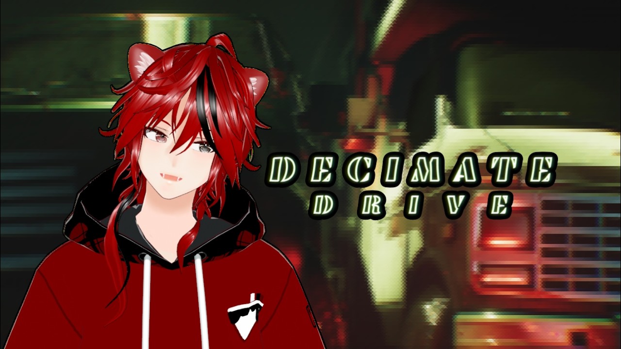 【Decimate Drive】追いかけてくる車から逃げる！？　#Vtuber　＃ホラゲー #蓮ゲー
