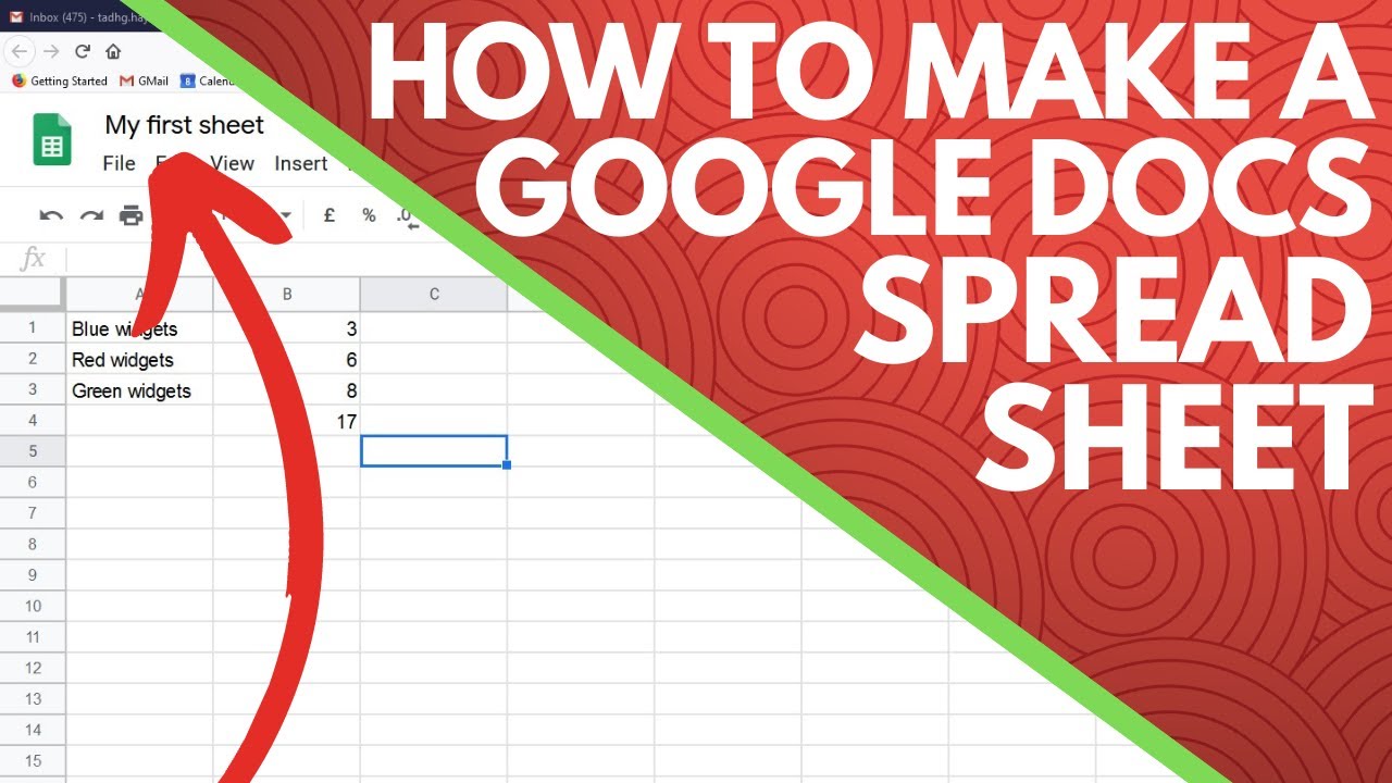 Cara Membuat Spreadsheet Google Docs