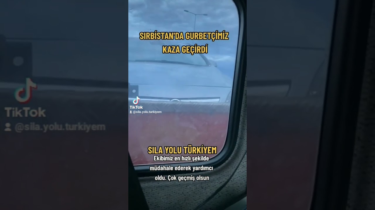 Sırbistan'da gurbet&ccedil;imiz kaza ge&ccedil;irdi. Adminlerimiz anında m&uuml;dahale ederek, gerekli yardımları yaptı