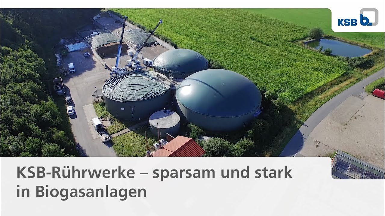 KSB Rührwerke in Biogasanlagen  Mischvergleich