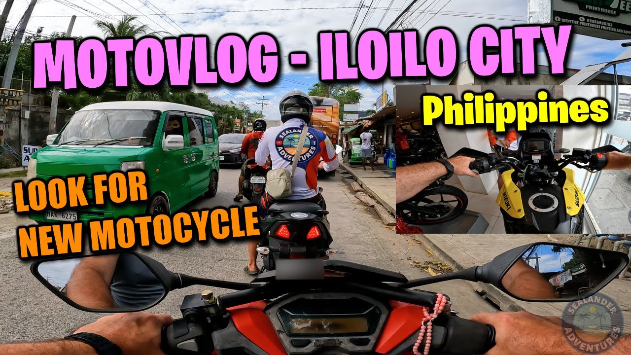 🇵🇭 MOTOVLOG IN ILOILO CITY, SHOPPING FOR NEW MOTORCYCLE #philippines #motorcycle #scooter