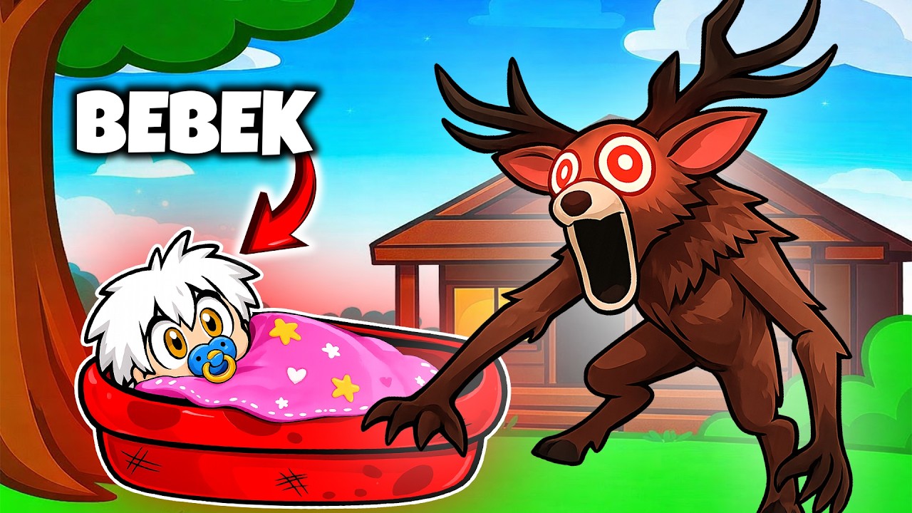 BEBEK BOZOK ORMANDA Hayatta Kalabilecek mi? | Roblox Ormanda 99 GECE 🌲