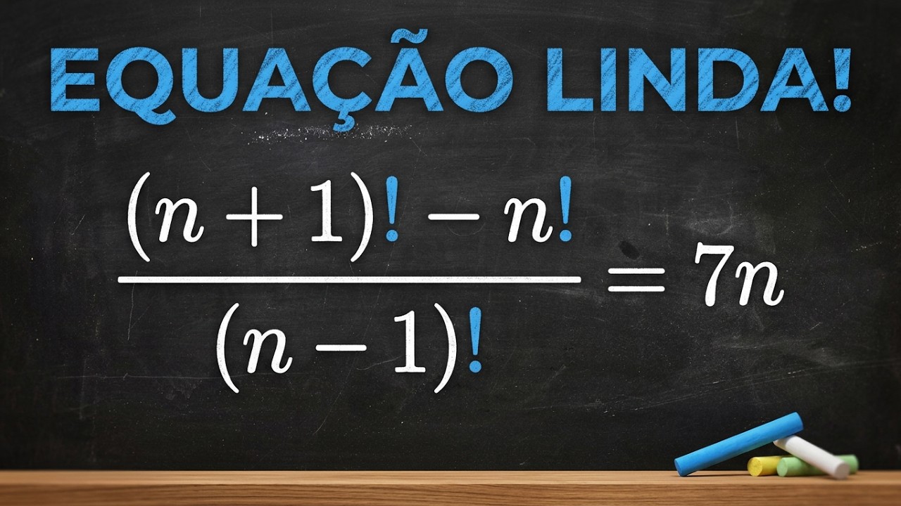 Passo a Passo Você Aprende Equação com Fatoriais