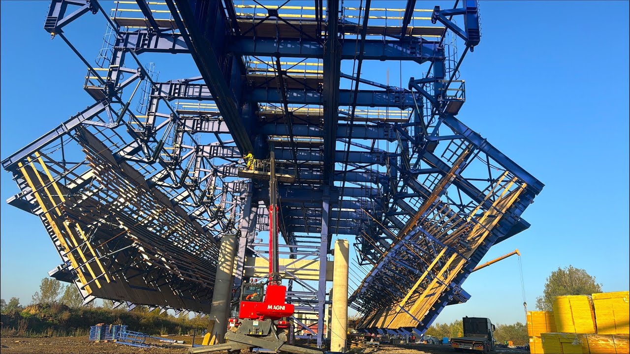 Casting First span at Stalowa Wola
