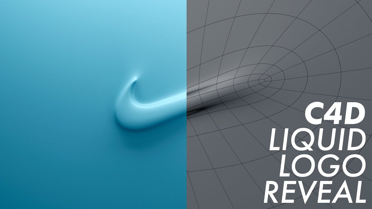 Liquid Logo Reveal Tutorial - Cinema4d & Octane