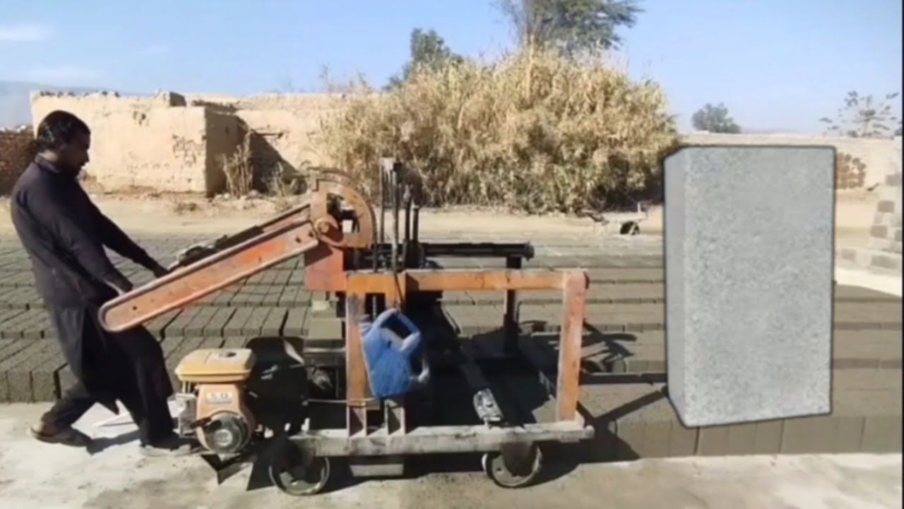 #How to make Concrete BLOCKS/Concrete Block Making Process in peshawar/2023 #the to works