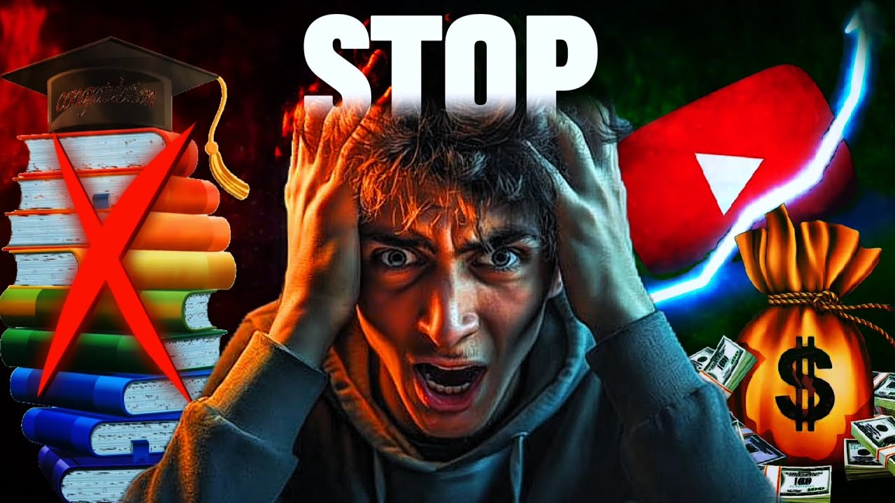YouTube or Study? The Truth You Must Hear! 🤬 | Dark Reality of YouTube. #YTReality