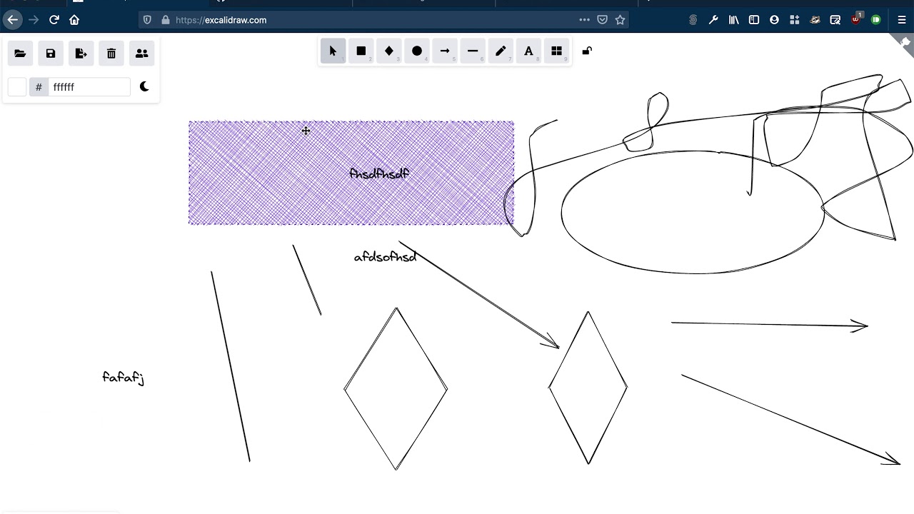 Excalidraw drawing tool